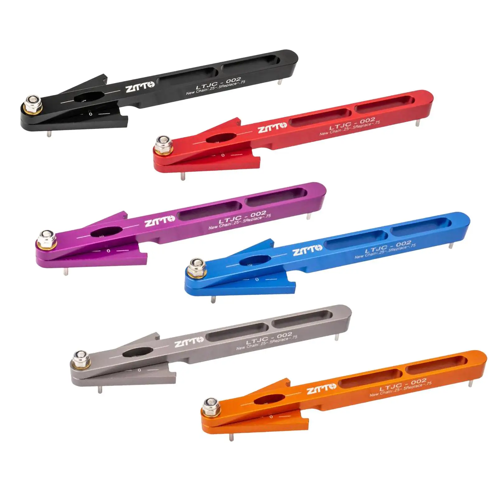 

Portable Bike Chain Wear Indicator Measuring Ruler Folding Bike Mountain Bike