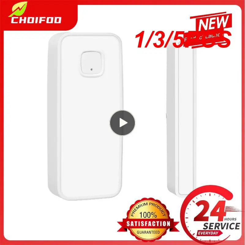 

1/3/5PCS Door Magnetic Sensor Tuya Zigbee Work With Alexa Home Smart Temperature & Humidity Sensor Hygrometer Controller