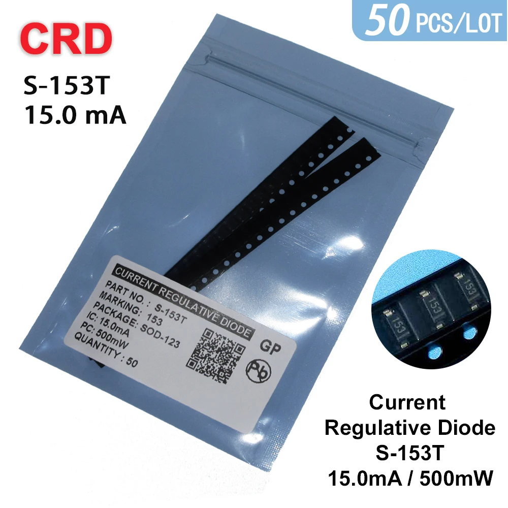 50 шт./партия, диоды CRD, 10 000 мА, SMD SOD-123