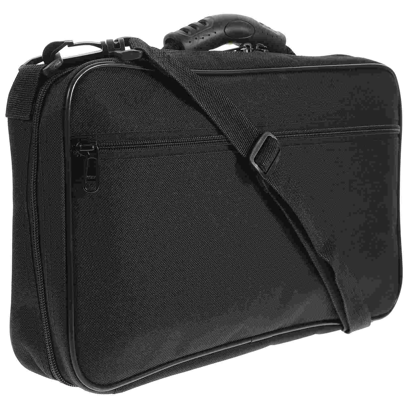 

Oboe Carrying Case Instrument Holders PU Cases Hard Shell Suitcase Bracket Storage Canvas Black Bins