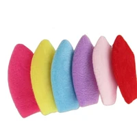 40pcslot 5 8x3 3cm felt furry rabbit ear padded appliqued for diy handmade kawaii children hair clip accessories hat shoes