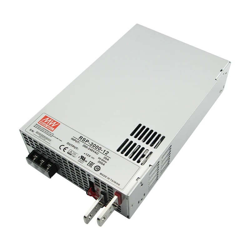 

Meanwell RSP-3000-12 200A smps With Built-in Active PFC Function For Laser Machine Equipment Supplies Switching Power Supply 12V