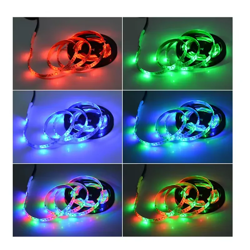 Фото Светодиодная лента STTL 3M 90LEDs SMD 5050 для ТВ, индивидуальный дизайн, 1М 2М 3М 4М 5М, с пультом ДУ, RGB, для подсветки телевизора №5