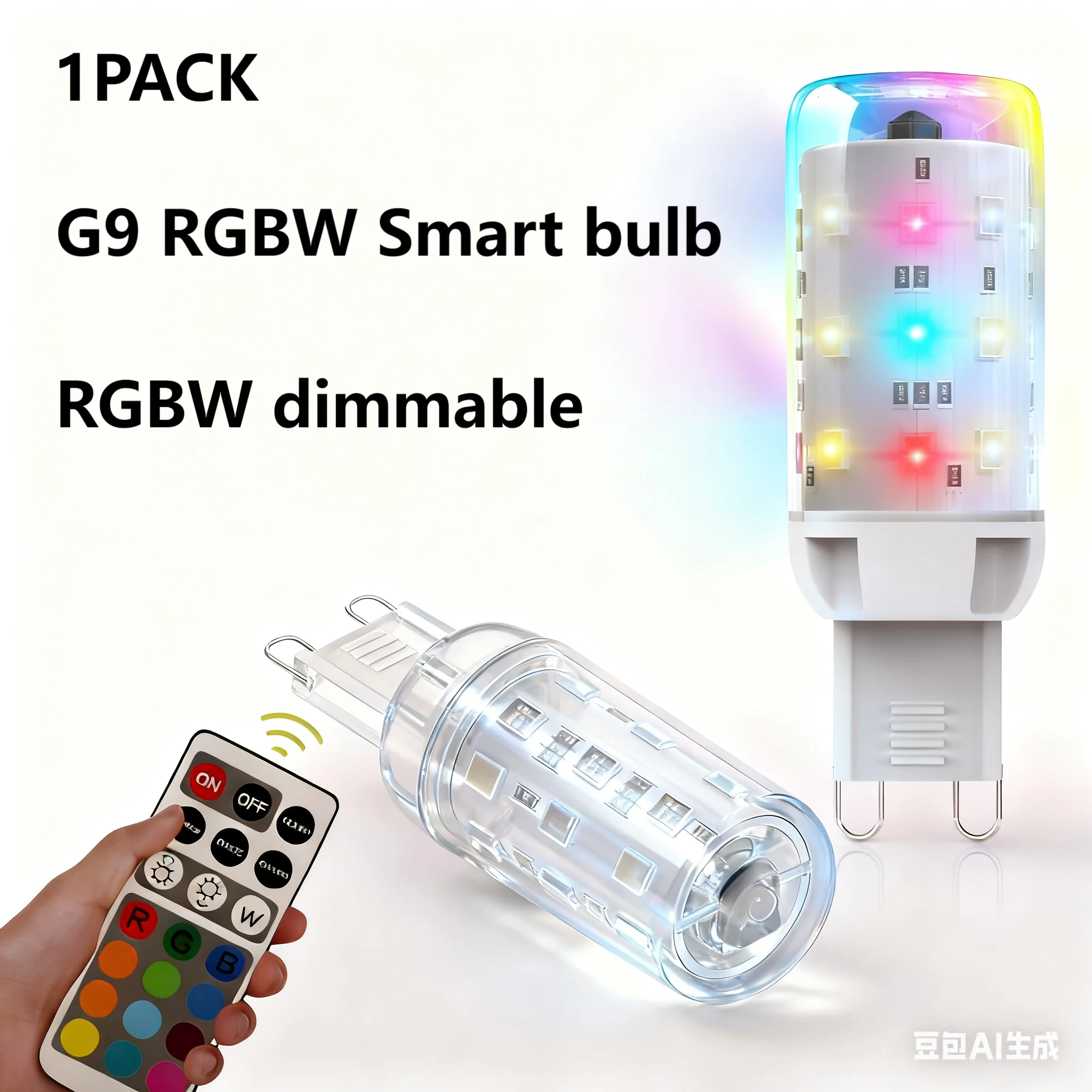 

Светодиодная лампа G9 RGB 12 цветов 2Вт