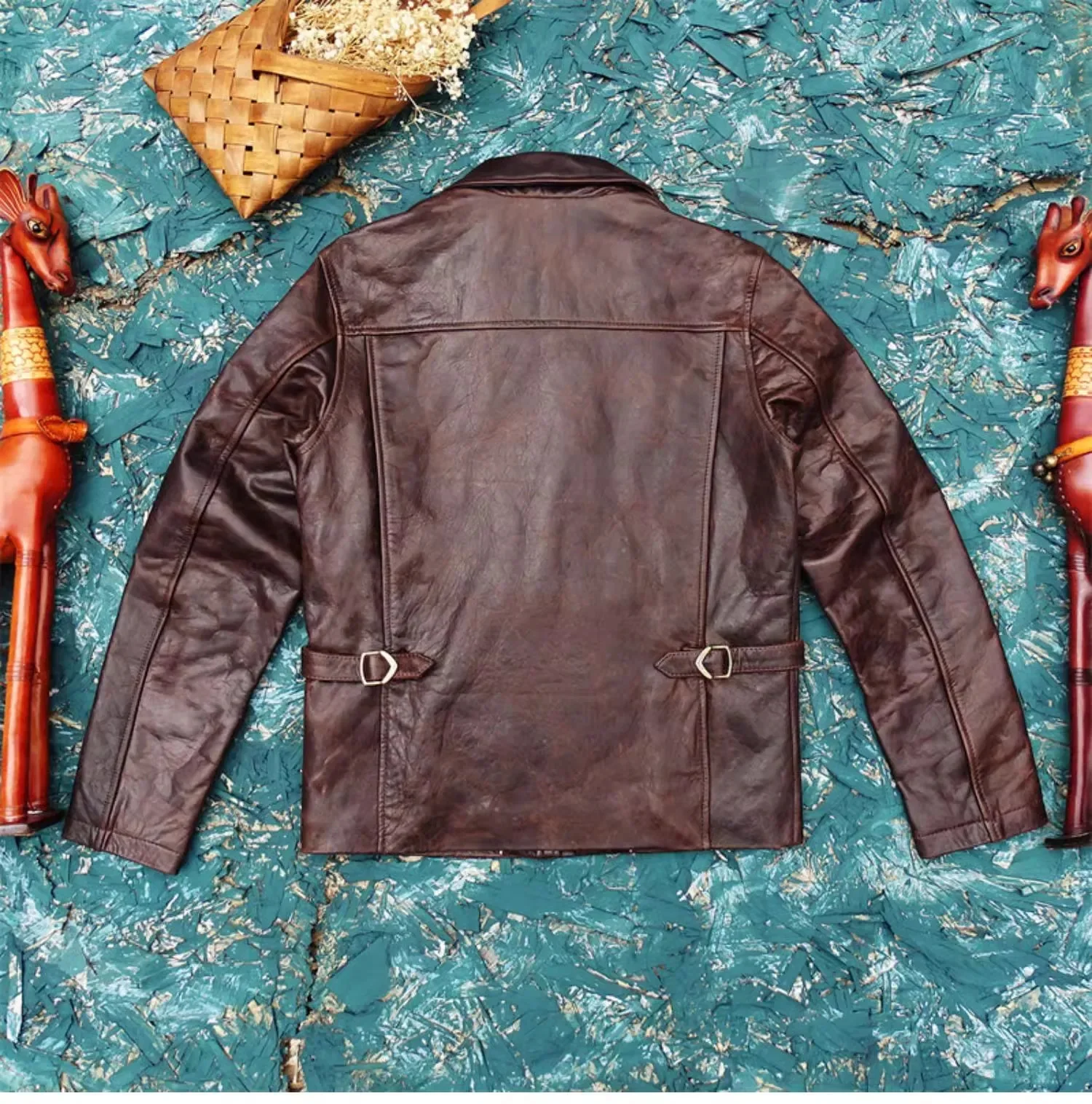 Топ магазина.Оптовая продажа кожа нубука США. Винтажная коричневая повседневная