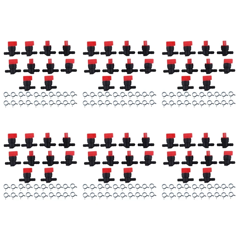 60 шт. 494768 698183 топливный запорный клапан с зажимом для 1/4 дюймовой топливной линии