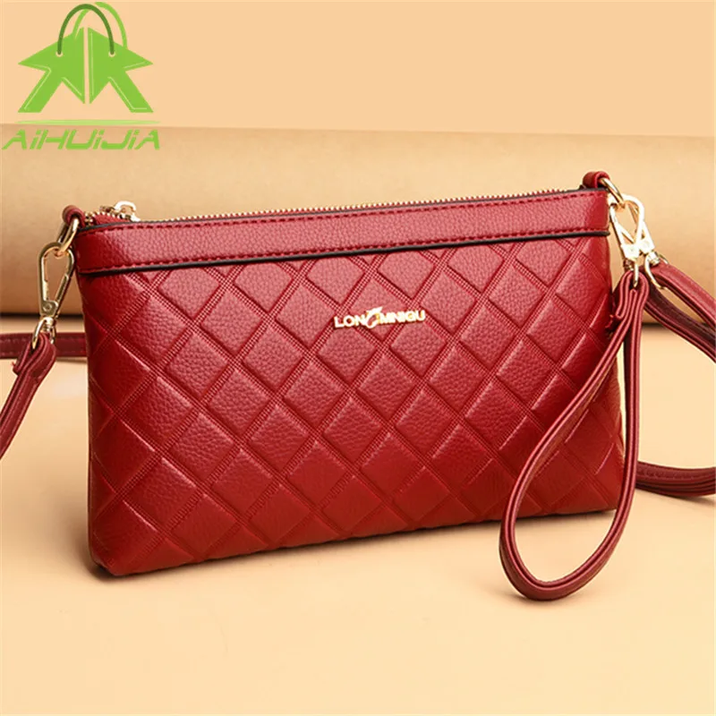 

Fashion Small Lattice Crossbody Bags for Women Solid Wild Shoulder Bag Designer Ladies Small Women's Handbags and Purses New