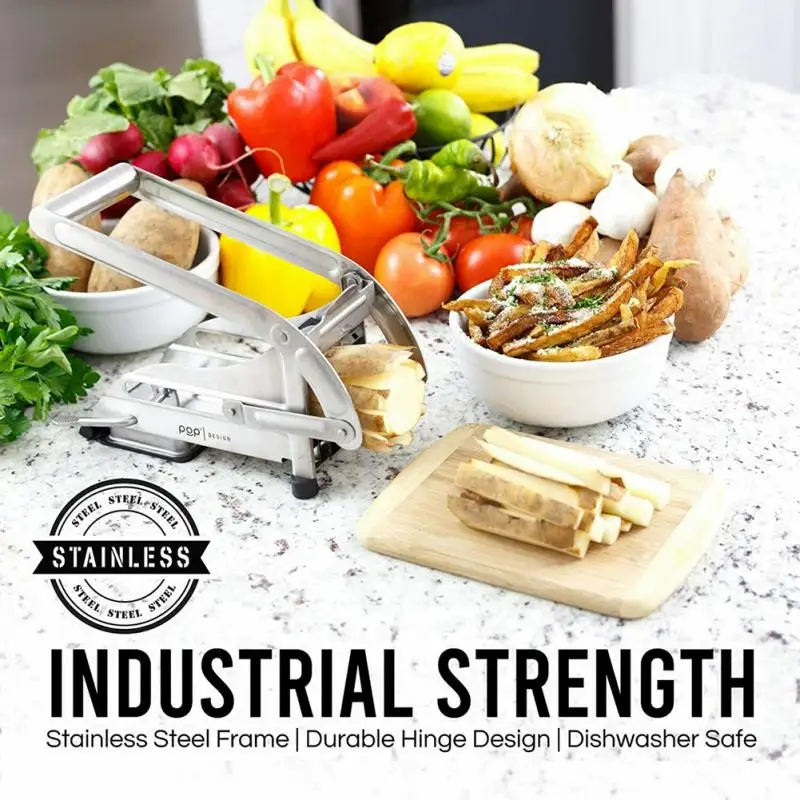 

Home French Fries Cutter Machine Professional Kitchen Dicer Potatos Onions Manual Slicer Fruit Cutter Items With Free Shipping