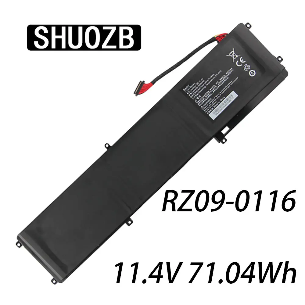 

SHUOZB RZ09-0102 Laptop Battery For Razer Blade 14 RZ09-0116 RZ09-0130 01161E31 01301E22 14" 2013 2014 2015 11.4V 71.04Wh New