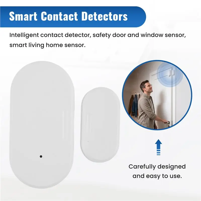 A08E-Tuya Zigbee 3.0 Умный контактный датчик для ворот, дверей и окон, сенсор безопасности Smart Life для умного дома (art.: 3920db9e81e03) - 3920db9e81e03