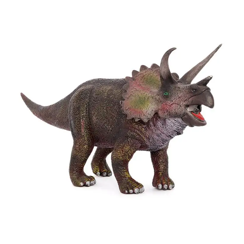 

Triceratops Figure Toy Dinosaur Toys For Kids With Movable Mouth Dinosaur Toys For Kids Realistic Figures Simulation Model