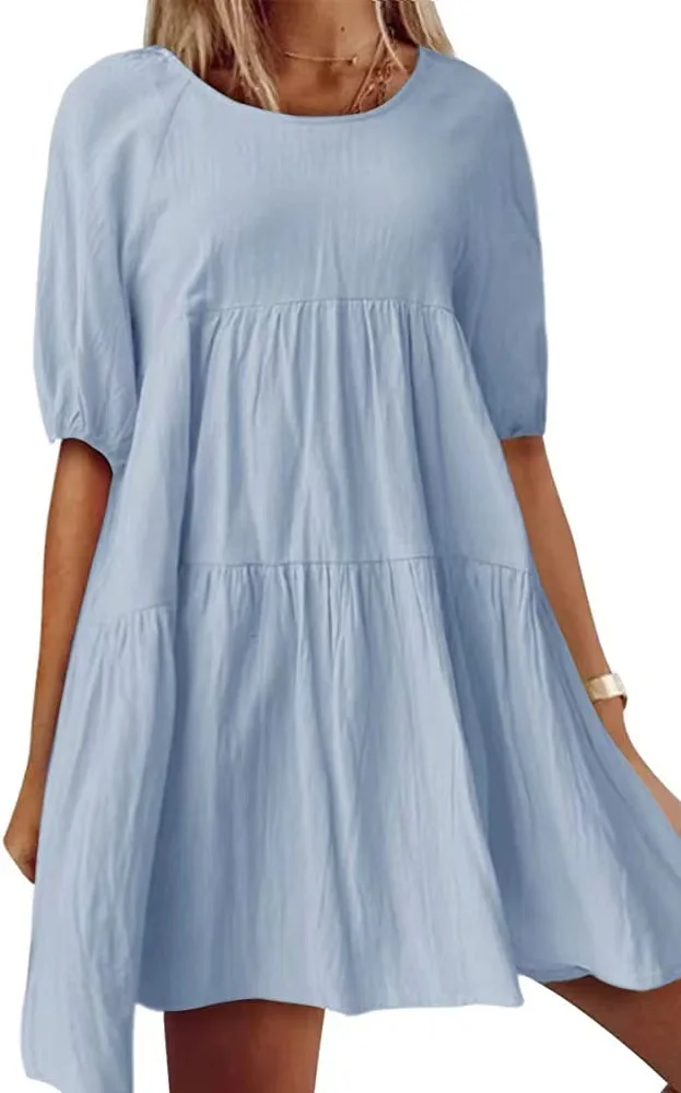 

Dress Spring Dress 2022 New Women Pregnant Women Long Sleeve Loose WHITE