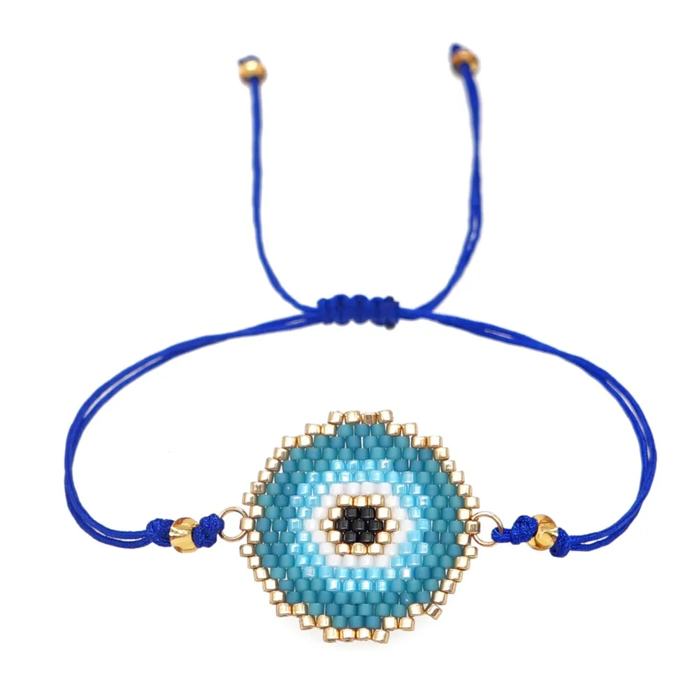 

YASTYT Turkish Evil Eye Bracelet For Women Jewelry Blue Eye Jewellery Boho Summer Pulsera Adjustable Bracelets for Kids Gift