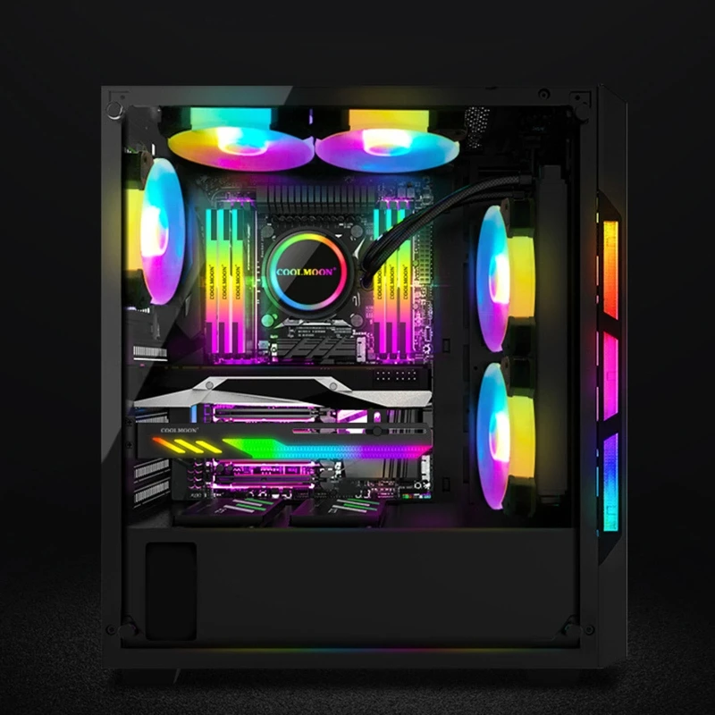 2022 New COOLMOON GT8 GPU Bracket Graphics Card Support Frame 5V 3Pin ARGB Holder | Tablet Stands