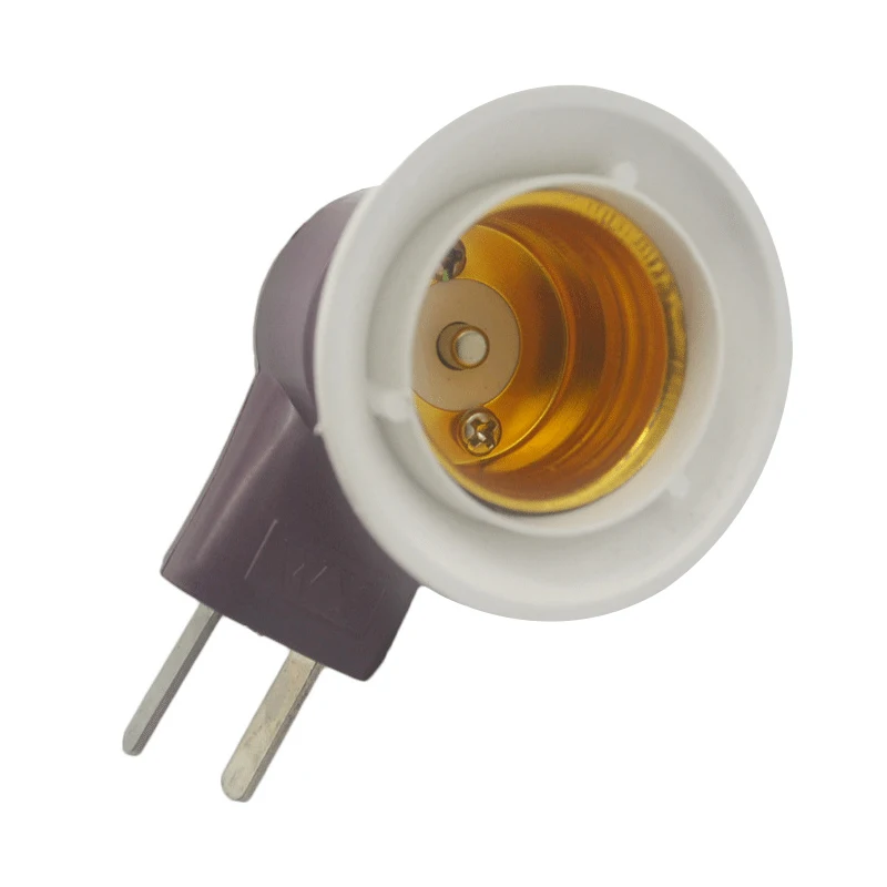 

E27 Light LED Lamp Holder UL plug to E27 white light LED lamp holder lamp holder adapter converter socket to E27