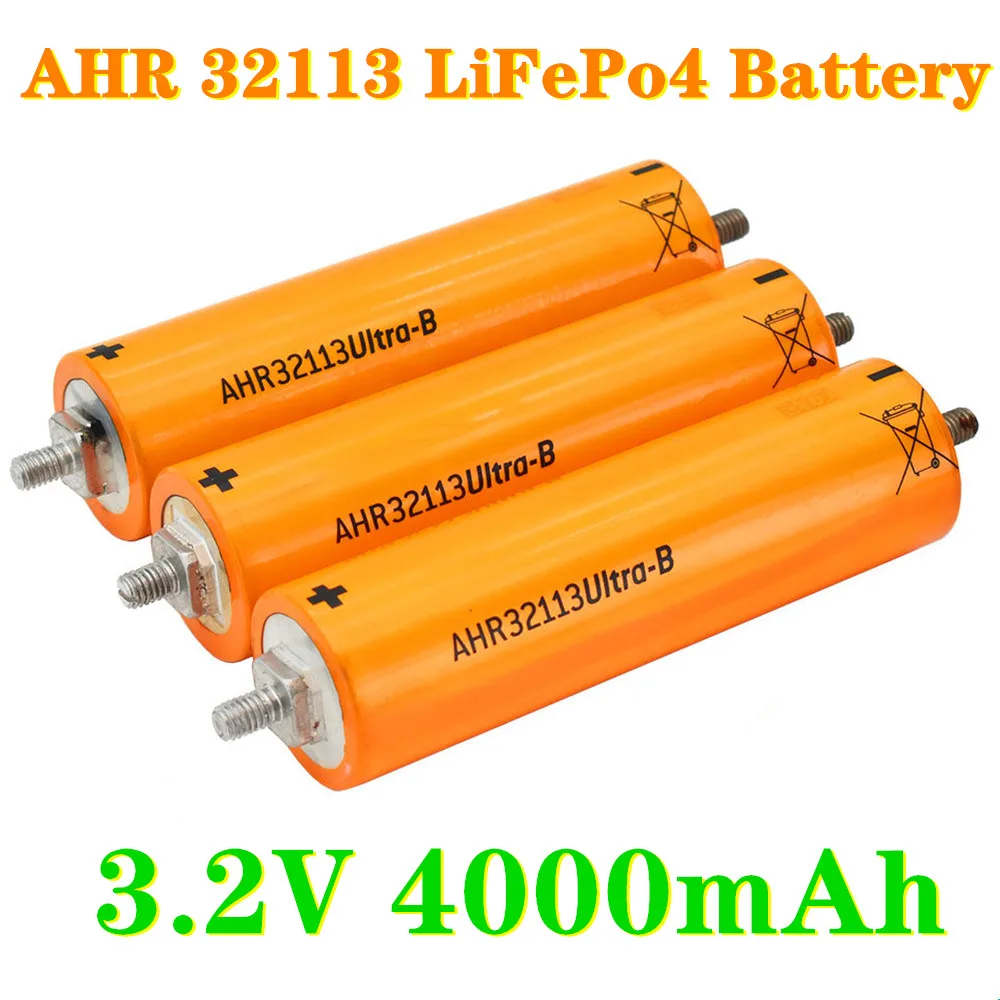 

3.2 V A123 AHR32113 LiFePo4 Battery 4Ah 45C High Rate Discharge Rechargeable Lithium Iron Phosphate Batteries For Electric Car