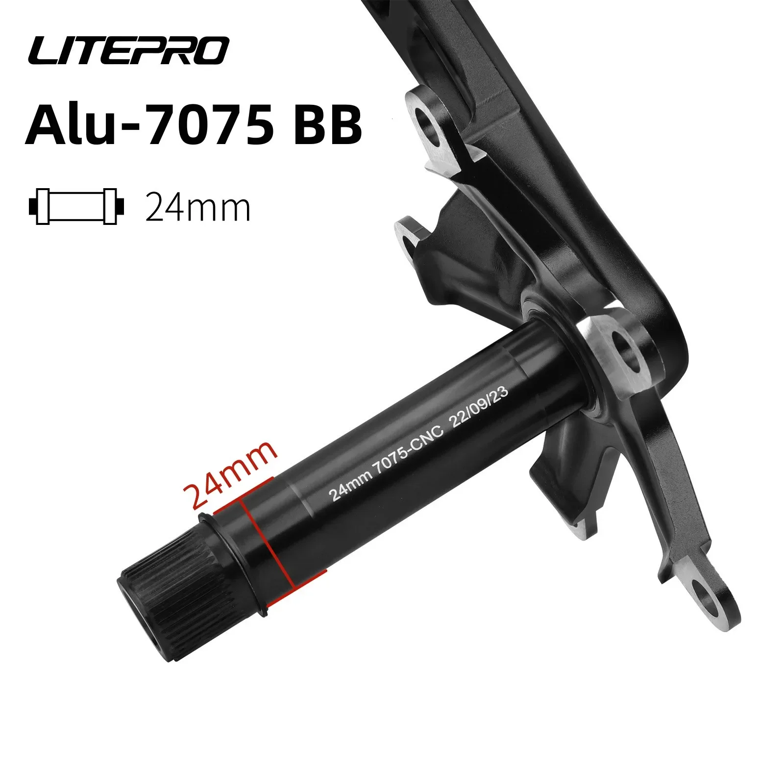 Шатуны LITEPRO полая интегрированная звездочка 130BCD с защитной крышкой 45/47/53/56/58T для