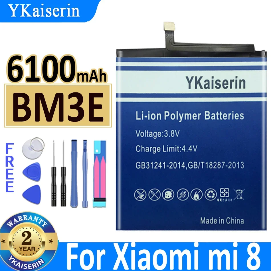 Аккумулятор ykaisin для Xiaomi 9 SE 8 Pro/lite Mi 5 M5 6 запасная батарея BM22 BM3D BM3E BM3F BM3J BM3L BM3M BM39