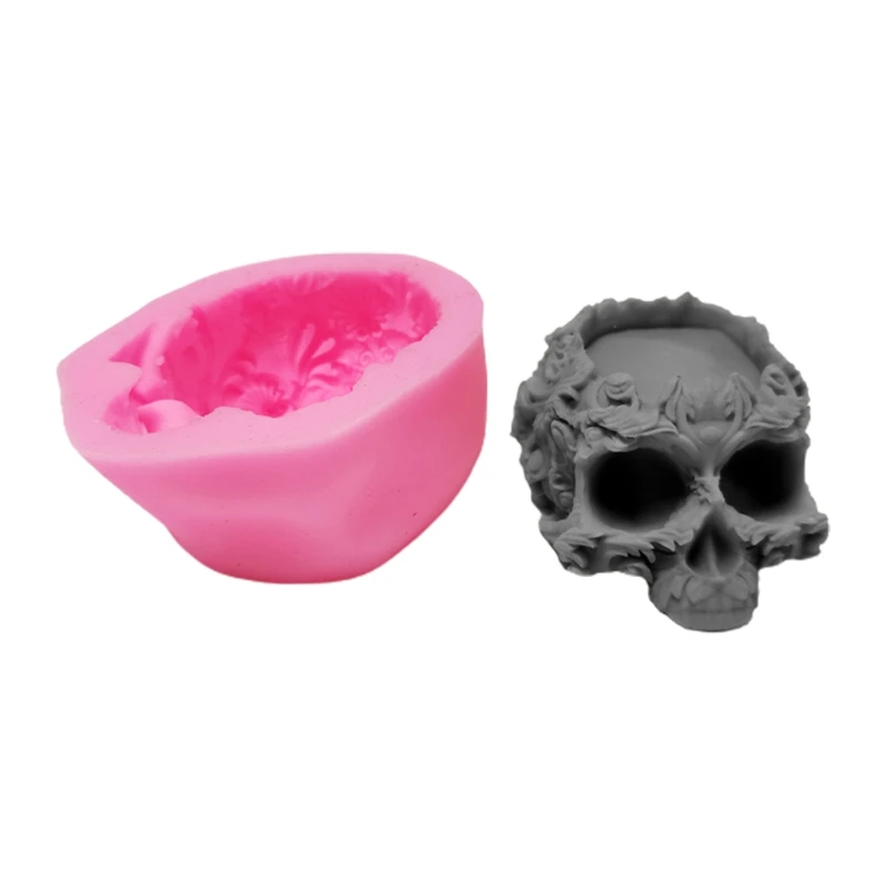 

3D подсвечник в виде черепа