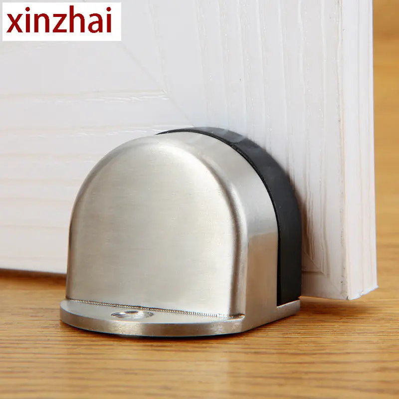 

New Stainless Steel Turtle-top Punch-free Door Touch Invisible Suction Anti-collision Rubber Door Stopper Door Suction
