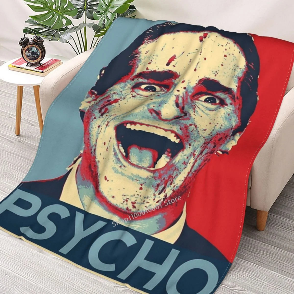

Patrick Bateman American Psycho Throw Blanket 3D printed sofa bedroom decorative blanket children adult Christmas gift