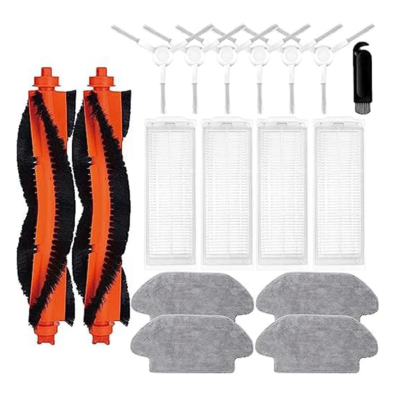 

For Xiaomi Robot Vacuum S12 & Vacuum Mop 2S Robot Vacuum Cleaner Accessories Main Side Brushes Filters Mop Wipes