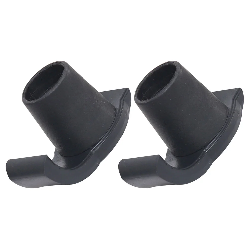 

2 Pcs Heavy Duty Walker Non-Slip Sled Foot Mat Practical Crutch Tips Skis Glides Sliders Replacement Plastic Feet Elder