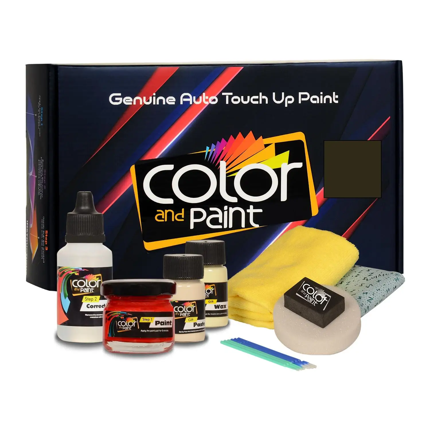 

Color and Paint compatible with Mercedes Automotive Touch Up Paint - SCHILFGRUEN - 6498 - Basic Care