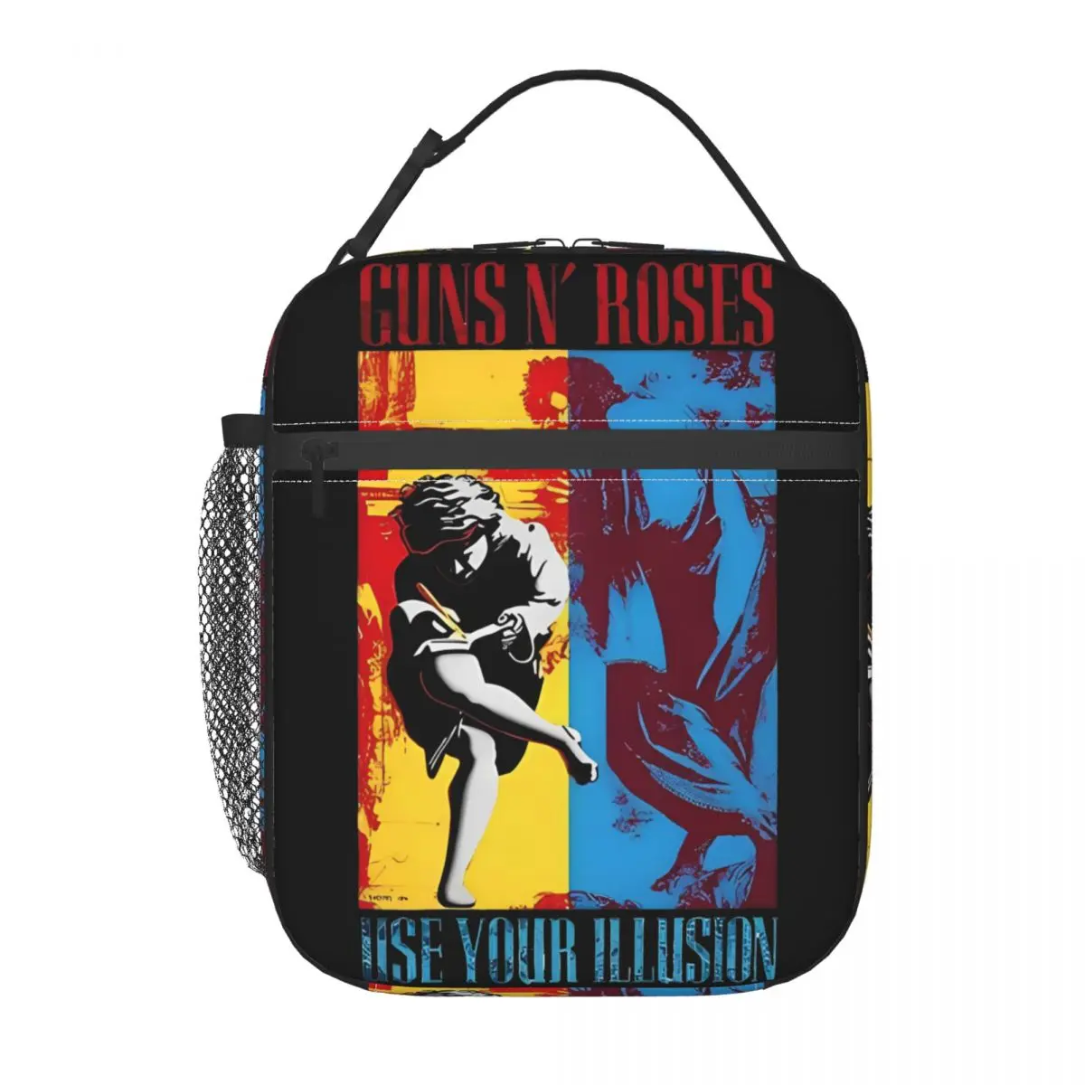 Пистолеты и розы используют иллюзионную ленту рок изолированные ланч-пакеты для