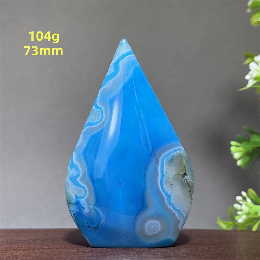 

Фонарь из синего агата