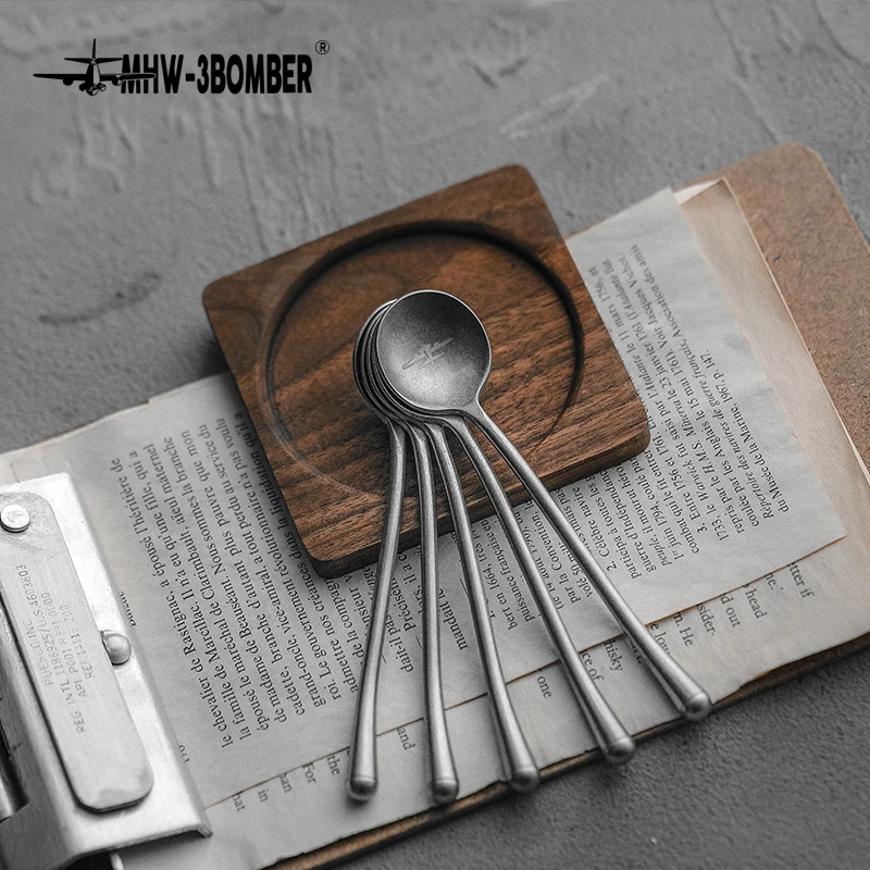 

Stainless Steel Coffee Spoon Chic Tea Scoops Stirring Spoon Kichen Cafe Accessories Delicate Espresso Spoons Coffee Bar Tools