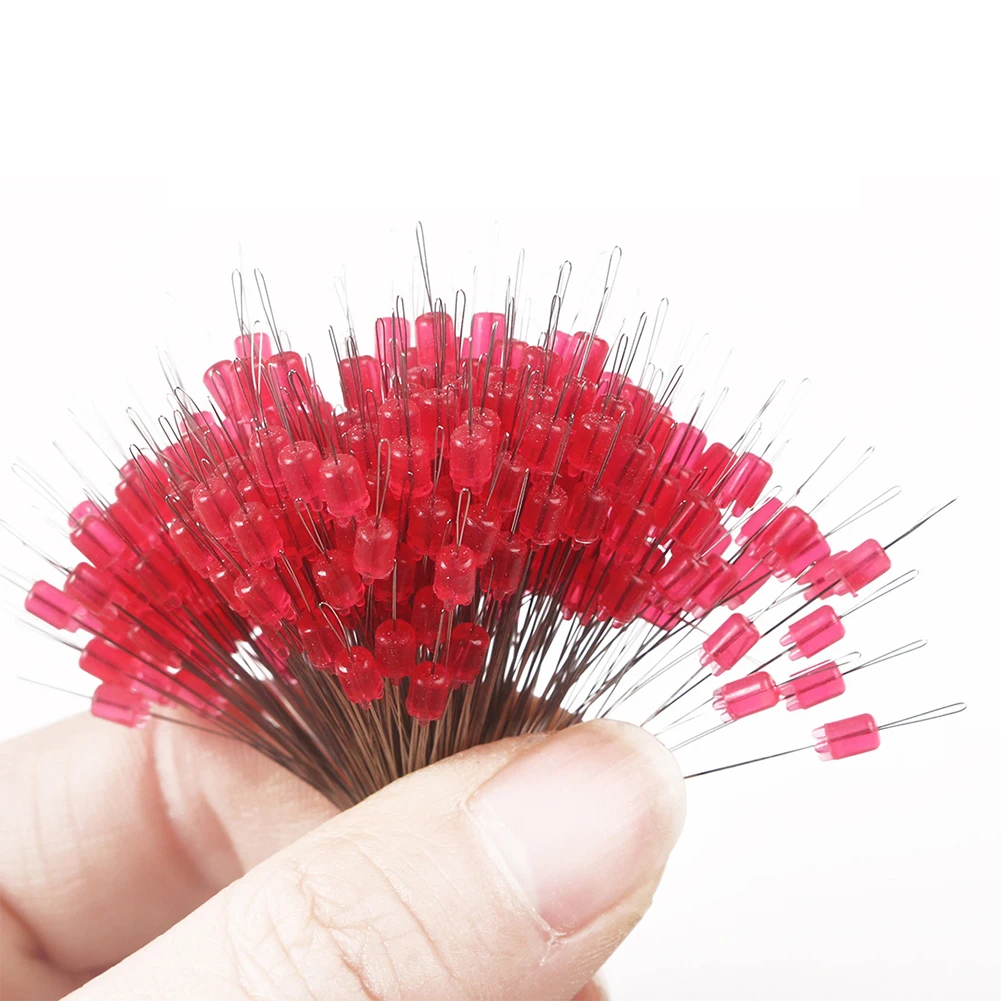 

300pcs Silicone Line Stops Fishing Floats Anti-Strand Stoppers Anti-Tangle Beads Slightly Anti-offline Four Corners Positioned