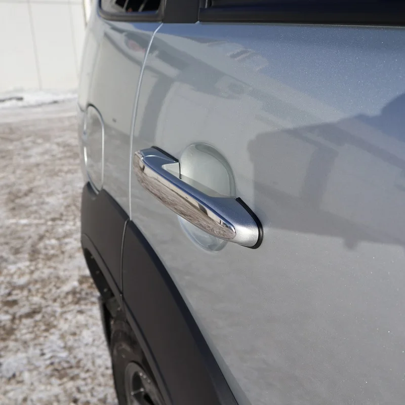 Хромированные накладки на внешние ручки дверей Лада Гранта ФЛ Lada Granta FL 2011 2012 2013 2014