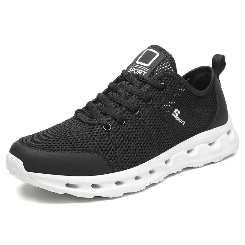 

Модная Легкая сетчатая дышащая мужская спортивная обувь для отдыха DAFENP с низким верхом, уличные Нескользящие туфли 39-48