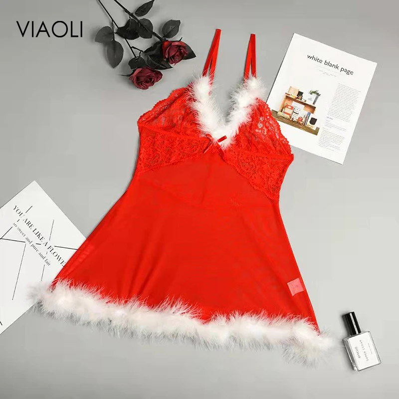 

Новый дизайн, Рождественская Кукла и новогоднее женское сексуальное нижнее белье с бантом, сетчатые ажурные стринги, женская юбка, комплект...