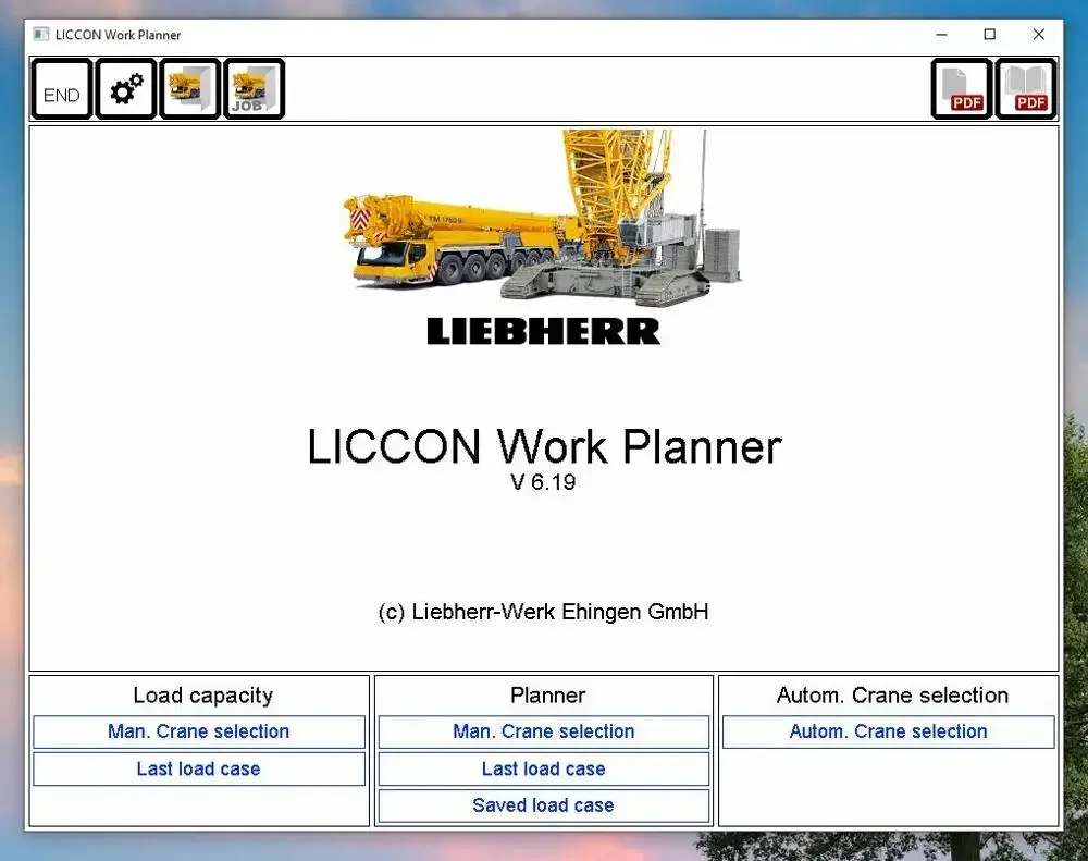 Фото EPC-SOFTWARE Liebherr LICCON Универсальный рабочий планировщик V6.21 61 ГБ 2021 Мобильный кран и гусеничный кран DVD №3