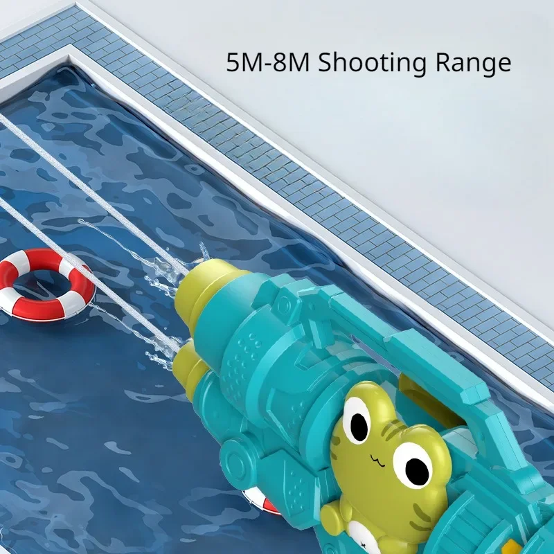 Ручной Водяной Пистолет С Двойной Головкой Дизайн Динозавра И Лягушки