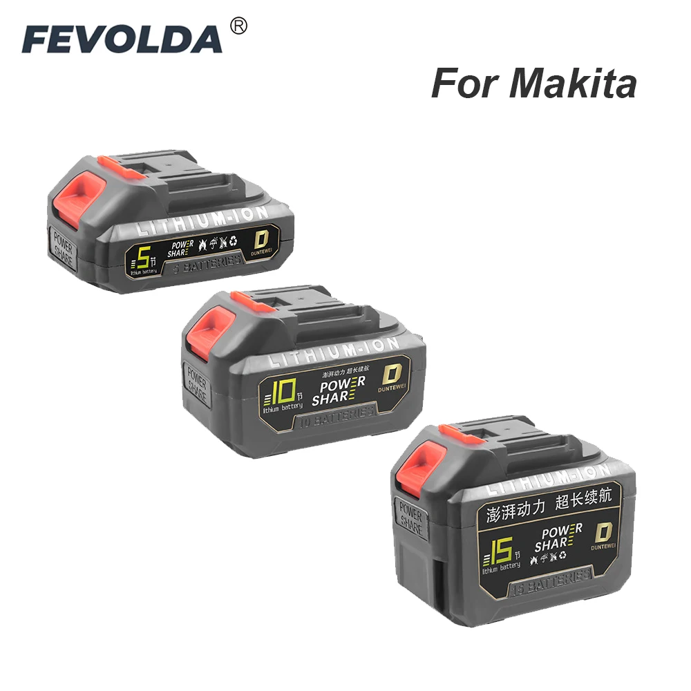 

Аккумуляторная литиевая батарея 1,5/3,0/4,5 Ач 21 в для электроинструментов Makita 18650 Cell, аккумуляторная электрическая дрель, шуруповерт