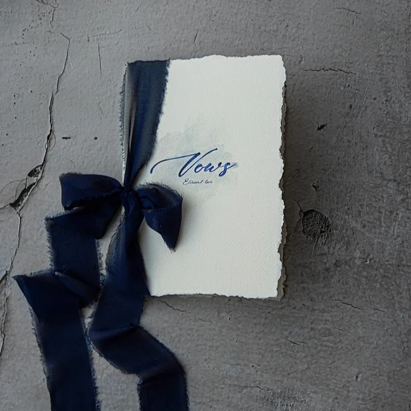 1 шт. свадебная книжная карточка с лентой почерк дизайн каллиграфии украшение для