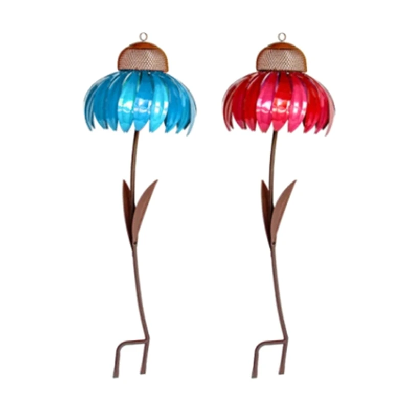 

Garden Hummingbird Feeder for Outdoors with Coneflower Shape Easy Cleaning