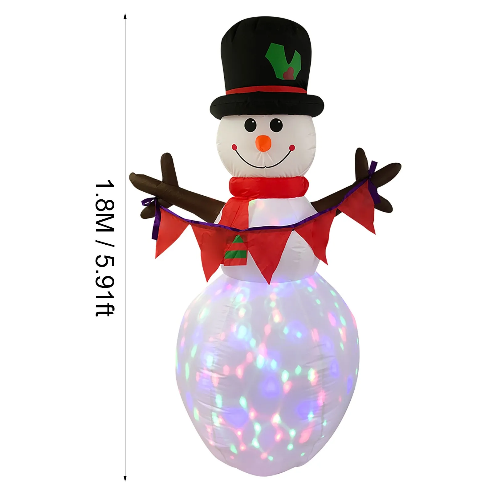 

Snowman Decorations With Lights Bunting Props Inflatable Christmas Christmas White Christmas Lights Indoor Battery Operated