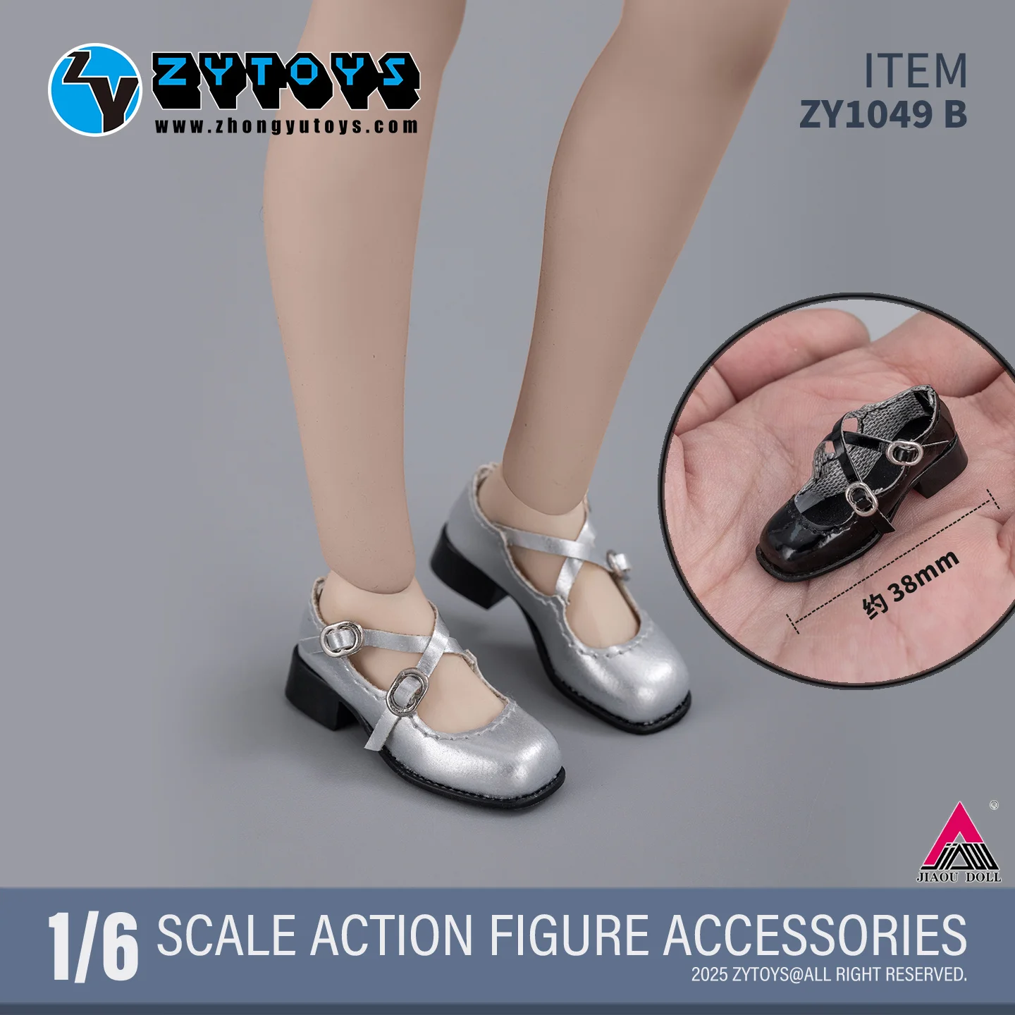 Фото ZYTOYS ZY1049 1/6 Балетки с круглым носком в японском стиле JK Shoes Модель подходит для 12 дюймов ZY-B008 009 Женский солдат Фигурки Куклы №1