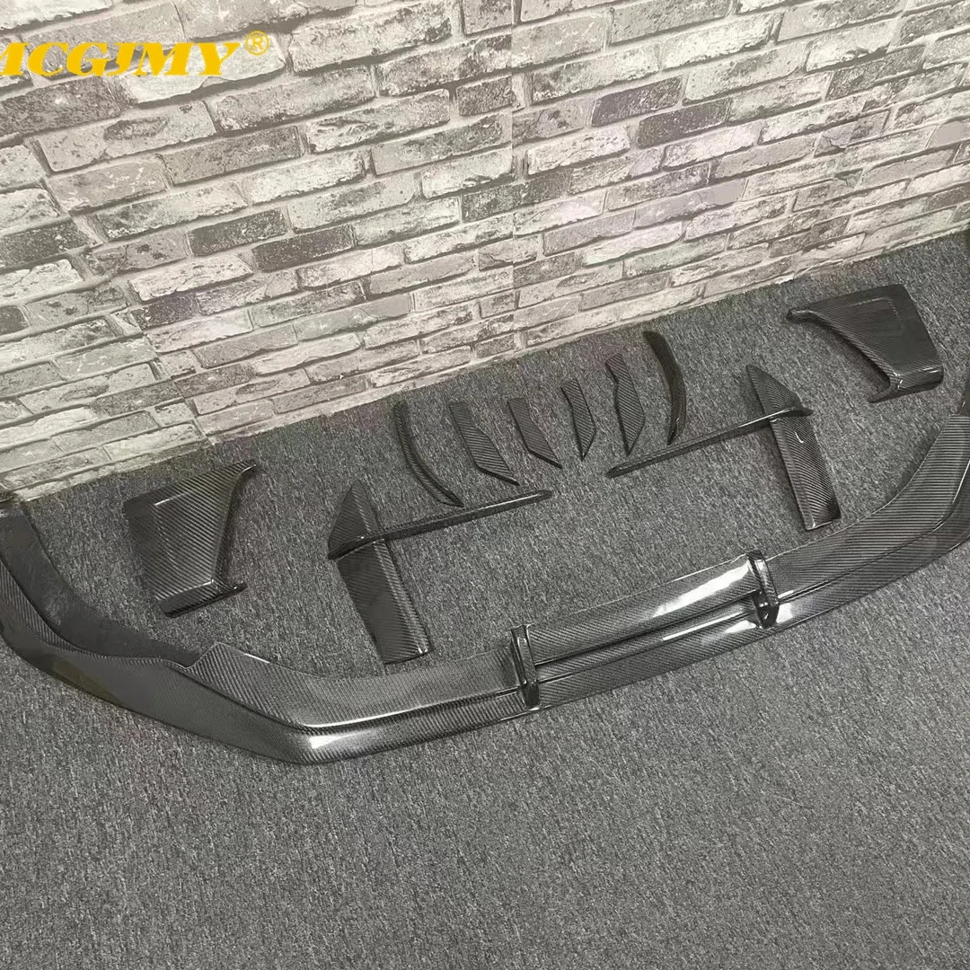 Высококачественная передняя губа RS6 ABT из углеродного волокна подходит для Audi C8