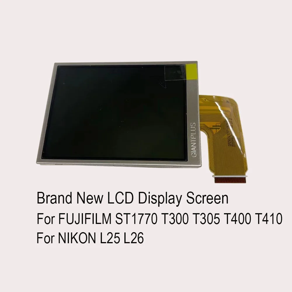 

New LCD Display Screen For FUJIFILM S1770 T300 T305 T400 T410 and NIKON L25 L26 Digital Camera