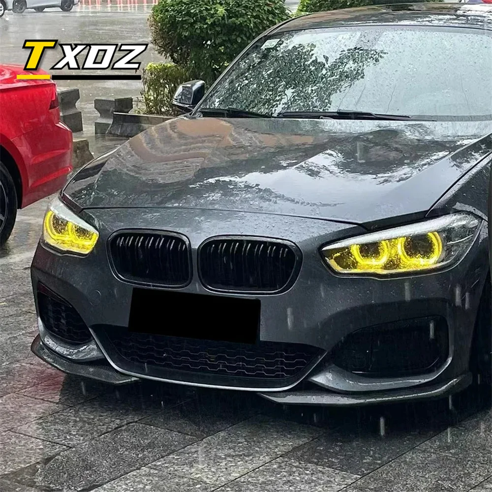Желтые дневные ходовые фонари для 2016 2017 BMW 1 серии F20 F21 LCI 114d 116d 116i 118d 118dX Angel Eye