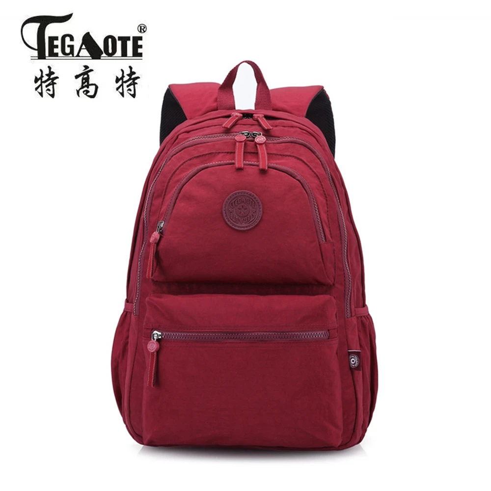 TEGAOTE 2022 Women Backpack for Teenage Girls brand Nylon Backpacks Mochila Feminina Female Travel Bagpack Schoolbag women bag