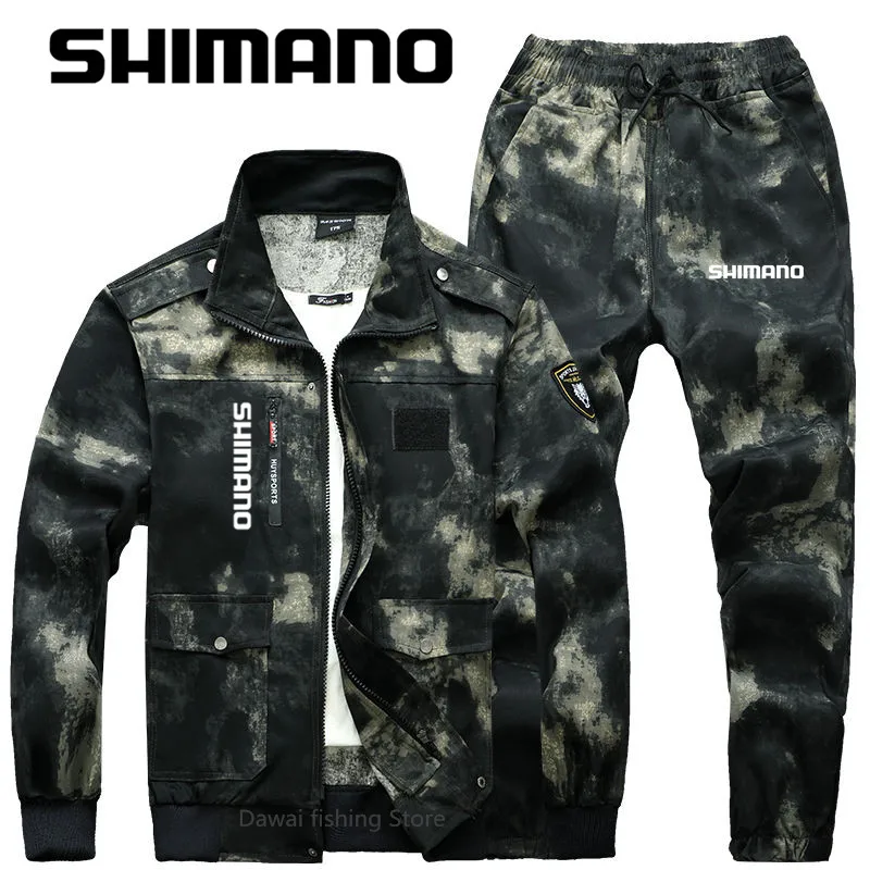 

Осенняя одежда для рыбалки SHIMANO 2022, водонепроницаемая ветрозащитная тонкая мужская уличная куртка для рыбалки, камуфляжный походный рыболо...