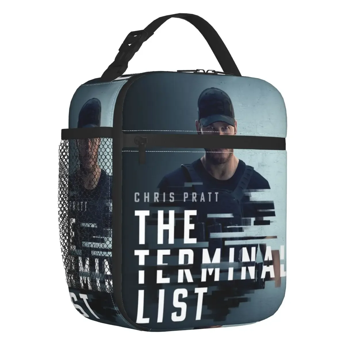 

Custom The Terminal List Ben Edwards TV Show Lunch Bag Men Women Cooler Thermal Insulated Lunch Boxes for Student School