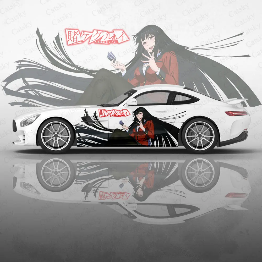 

Аниме девушка Yumeko Jabami, автомобильная оболочка, защитная наклейка, креативная наклейка, модификация внешнего вида автомобиля, декоративная наклейка