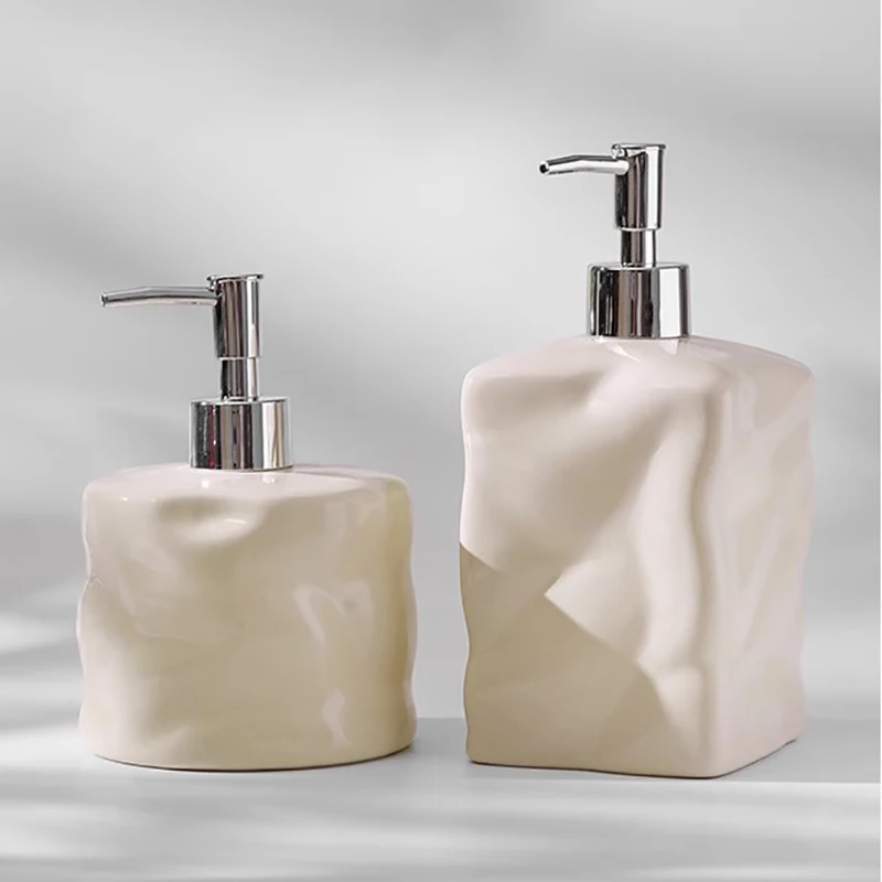 Большая емкость керамическая бутылка для лосьона 600 мл высокое качество